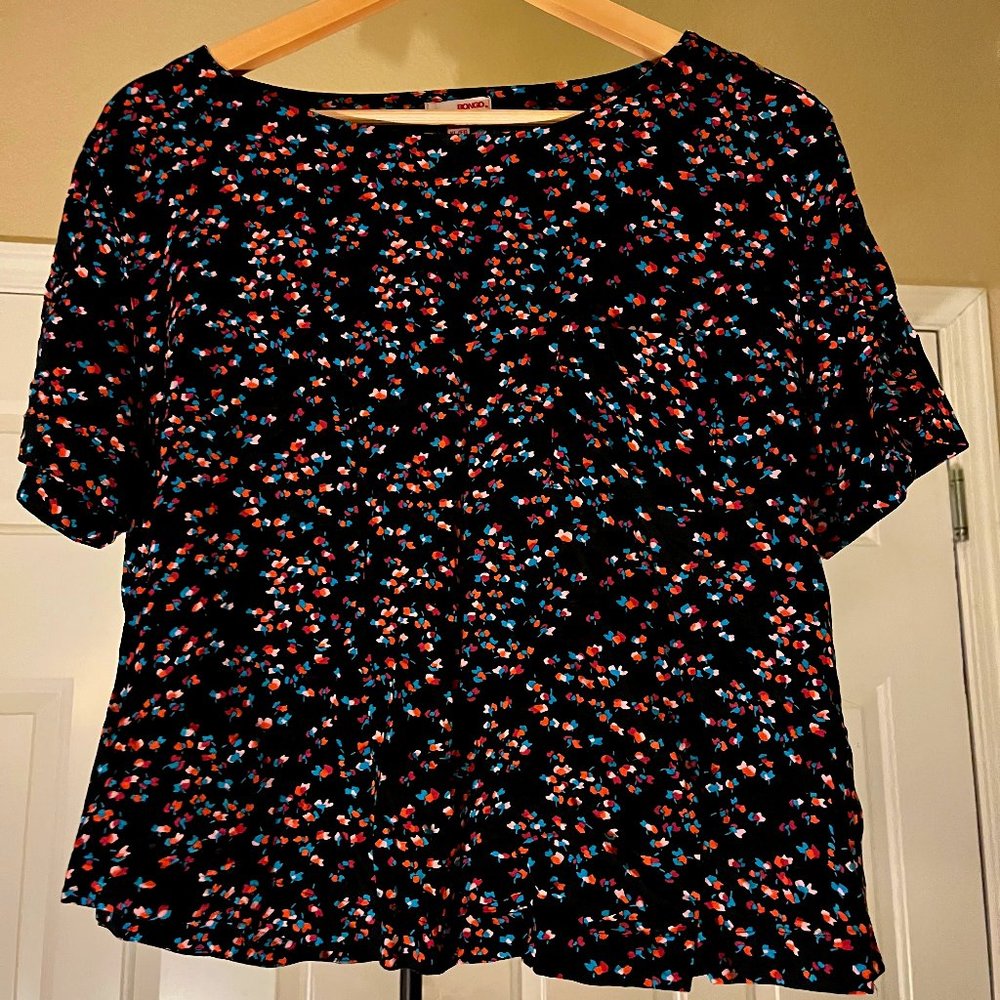 Bongo cropped boxy short sleeve T